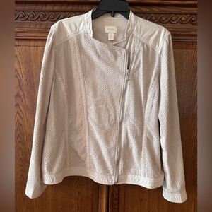 Chico’s lightweight Moto Jacket size 2= 12